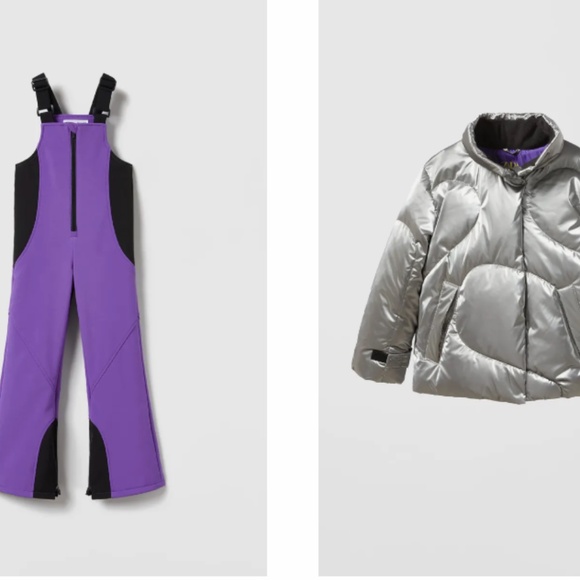 ZARA SKI WINDPROOF WATERPROOF DOWN PUFFER JACKET + SKI trousers - Picture 2 of 10